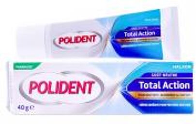 Total Action Crème Adhésive Prothèse Dentaire Goût Neutre 40 g - Tube 40 g