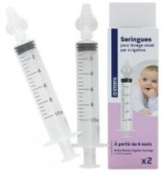 2 Seringues pour Lavage Nasal - Boîte 2 seringues