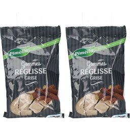 Pimélia Gommes Réglisse Grise 100g