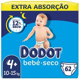 Bébé Sec Couche Extra Taille 4 10-15kg 62uts