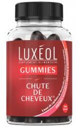 Luxéol Chute de Cheveux 60 Gummies - Pot 60 gommes