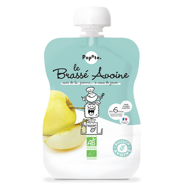 Gourde Brassé Avoine Pomme 100g