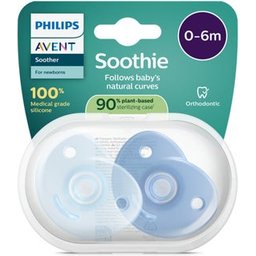 Soothie Sucette Eco Bleu 0-6M Scf099/21 2uts