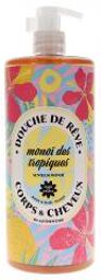 Douche de Rêve Monoï Des Tropiques Corps Cheveux 1000 ml - Flacon-Pompe 1000 ml