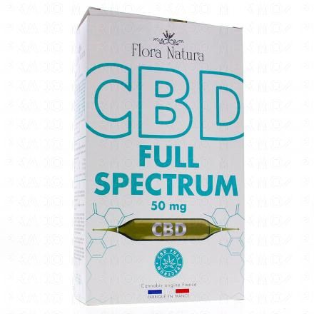 FLORA NATURA CBD - Full Spectrum x20 ampoules de 15ml 50mg