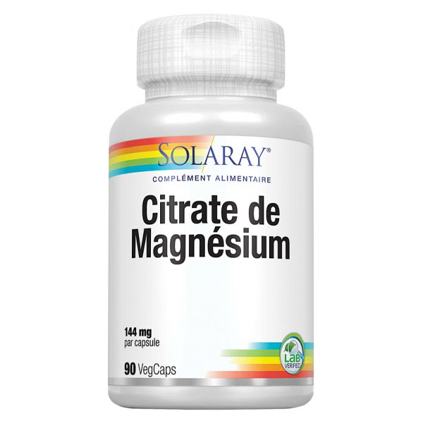 Citrate de Magnésium 90 capsules végétales