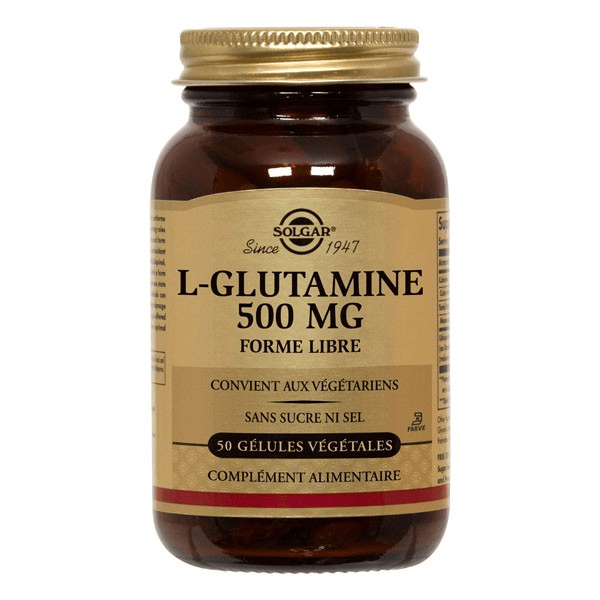L-Glutamine 500mg 50 gélules végétales
