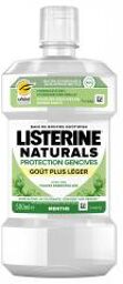 Naturals Bain de Bouche Vegan Sans Alcool Protection Gencives Aux Huiles Essentielles Goût Menthe 500 ml - Flacon 500 ml