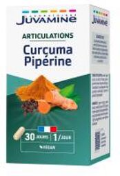 Promesses Santé Articulations Curcuma Pipérine 30 Comprimés - Boîte 30 gélules
