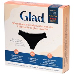 Glad Culotte menstruelle nuit L absorption forte