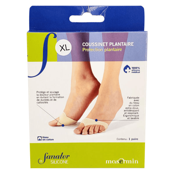 Silicone Coussinet Plantaire Taille 42-43 1 paire