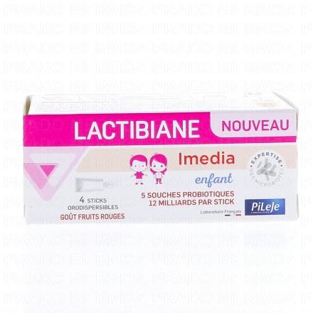 Lactibiane - Imedia enfant x4 Sticks Orodispersibles