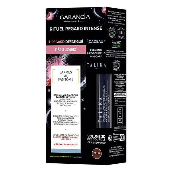 Coffret Larmes de Fantômes 10ml + Mascara Liposourcils Talika Brun 5ml