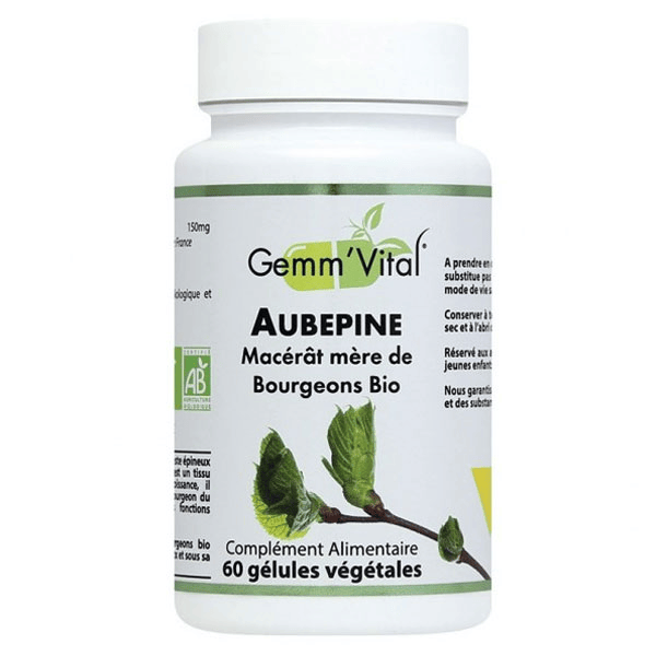 Gemm'Vital Aubépine Bio 60 gélules végétales