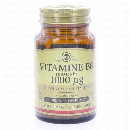 Vitamine B8 (Biotine) 1000 µg x50 Gélules