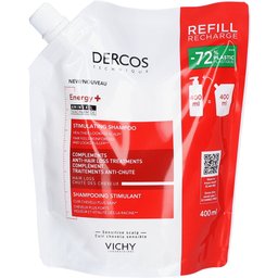 Dercos Energy + Shampooing Energisant Eco-Recharge