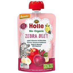 Zebra Beet - Pomme & banane avec betterave rouge