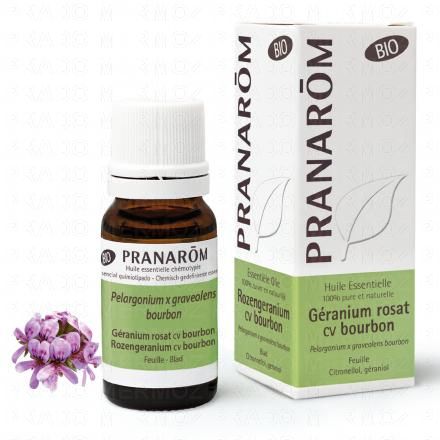 Huile essentielle Géranium Rosat bio flacon 10ml