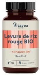 Levure de Riz Rouge Bio 30 Unités - Pot 30 gélules de 0,37 g