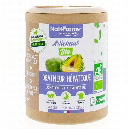 NAT & FORM Ecoresponsable - Artichaut Bio 200 gélules