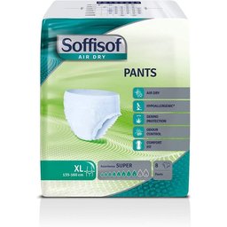 Air Dry Pants Super Couche Culotte Taille XL 8uts