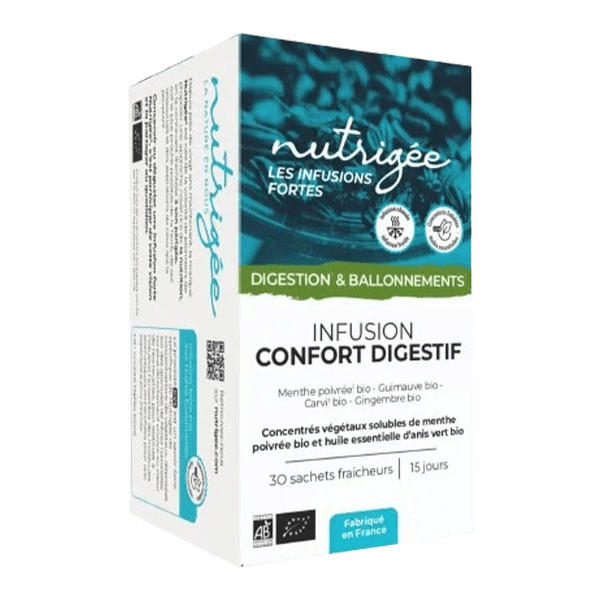 Infusion Confort Digestif Bio 30 sachets fraîcheur