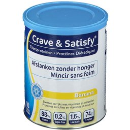 Crave & Satisfy Protéines Diététique Banane