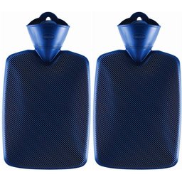 Bouillotte Demi-lamelle Bleu