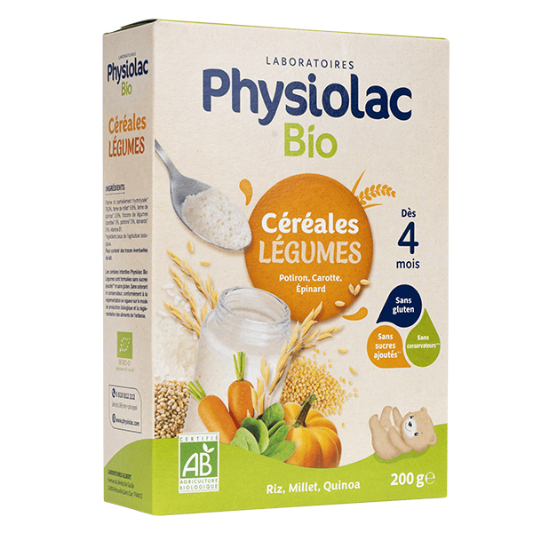 Bio Céréales aux Légumes +4m 200g