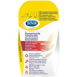 Scholl® Pansements Ampoules Différentes tailles pour talon et orteils