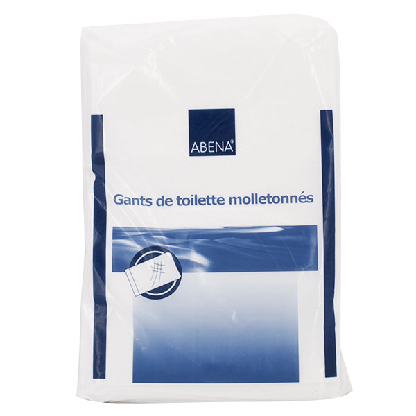 Gants de Toilette Jetables 15 x 23cm 50 unités