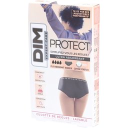 Protect Culotte de règles Lavable - Boxer - Coton bio - Flux Abondant - 36/38