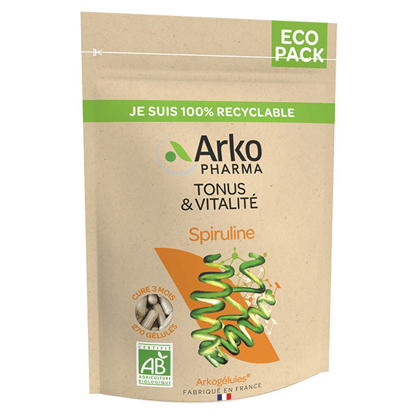 Arkogélules Spiruline Bio 270 gélules
