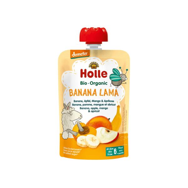 Gourde Bio Banane Pomme Mangue Abricot 6m+ 100g