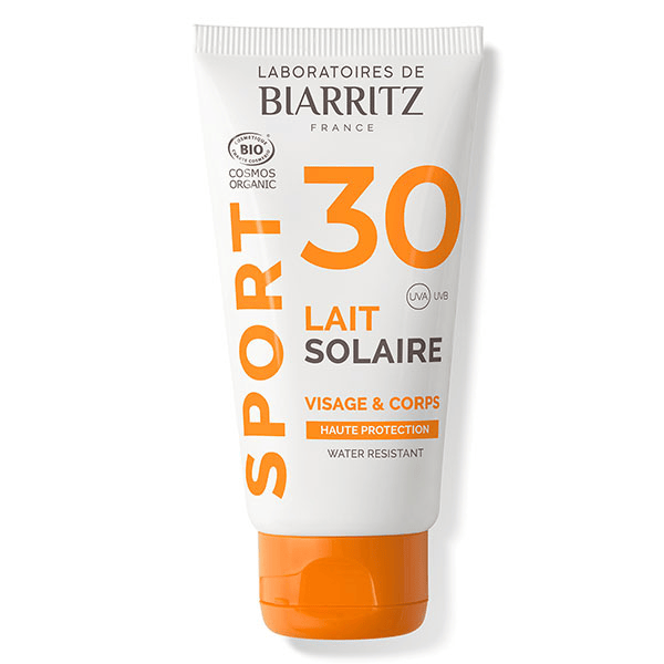 Soins Solaires Sport Lait SPF30 Bio 50ml