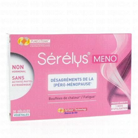 SERELYS Meno désagrément de la (péri)-ménopause boîte de 30 gélules