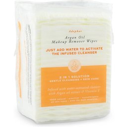 Make-up Remover Wipes Lingettes en coton 2 en 1 Huile d'argan
