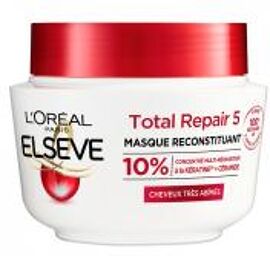 Elseve Total Repair 5 Masque pour Cheveux Abimés 310 ml - Pot 310 ml