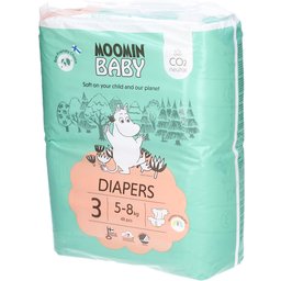Moomin Baby Couches Taille 3 Midi (5-8 kg)