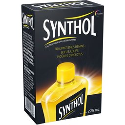 Synthol, solution pour application cutanée pour coups, bleus et piqûres d'insectes - flacon 225ml