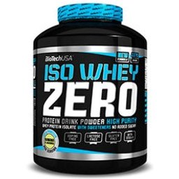 La biotechnologie utilise l'Iso Whey Zero Vanille 2,27Kg