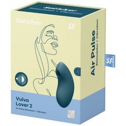 Vulva Lover 2 Stimulator & Vibrator Blue 1ut