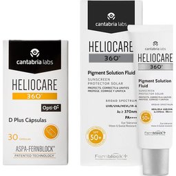 Pack 360º Pigment Solution Fluid SPF50+ 50 ml + D Plus Cápsulas 30 caps