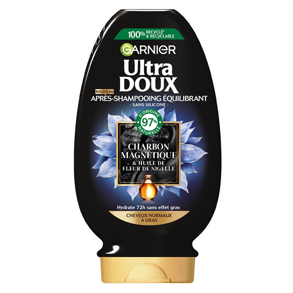 Ultra Doux Après-Shampooing Charbon Magnétique 200ml