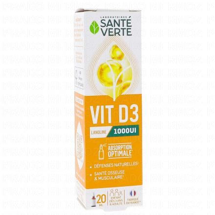SANTE VERTE Vitamine D3 1000UI 20ml