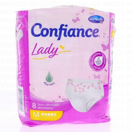 Confiance Lady Sous-vêtements absorbants x8