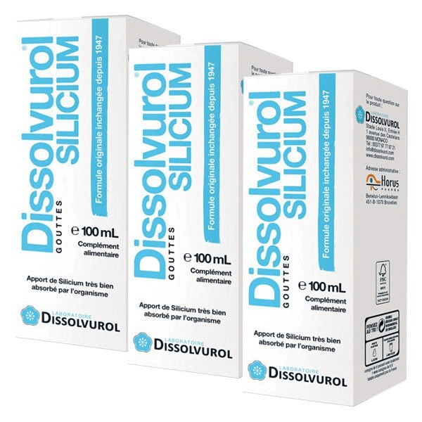Silicium Lot de 3 x 100ml