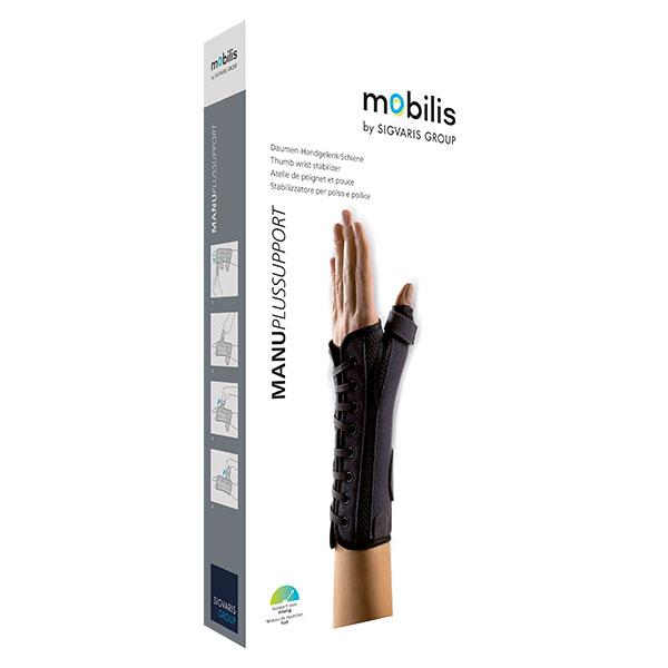 Sigvaris ManuPlusSupport Attelle de Poignet et Pouce Gauche Taille S Gris