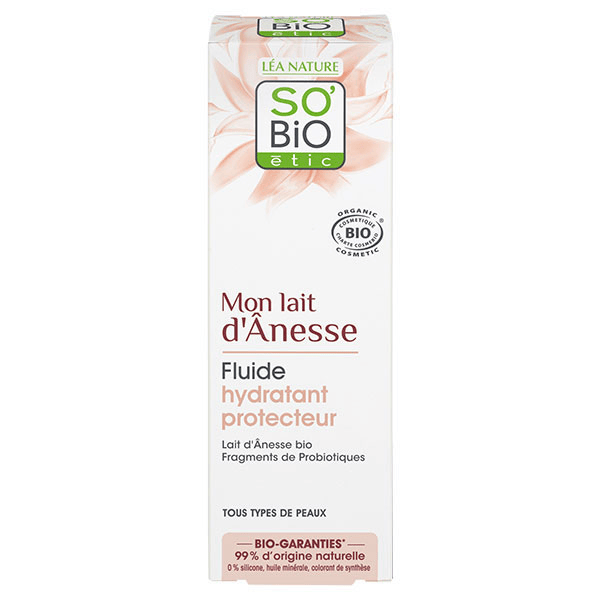 So'Bio Étic Mon Lait d'Ânesse Fluide hydratant protecteur Bio 50ml