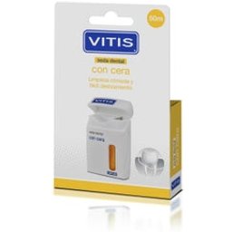 Vitis™ seda seda dental con cera 50m